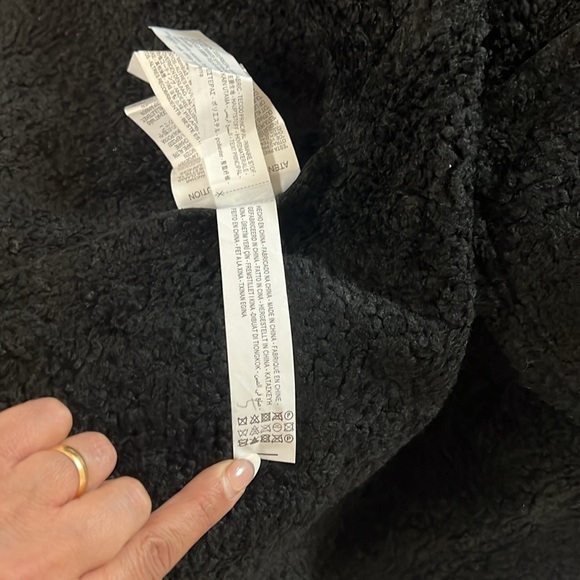 ZARA LONG FAUX SUEDE COAT JACKET size S - Picture 15 of 16